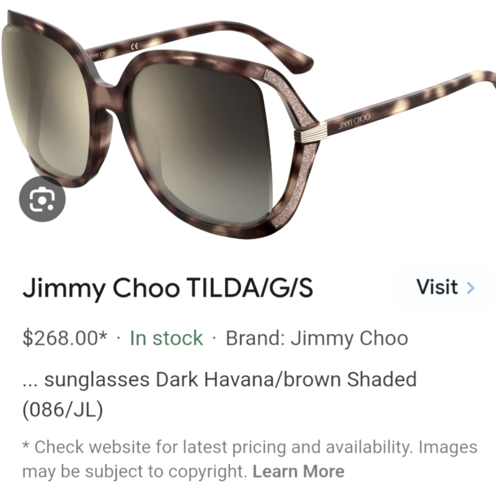 Jimmy Choo Ladies Sunglasses